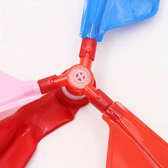 3 Colorful Balloon Helicopters Outdoor Toys