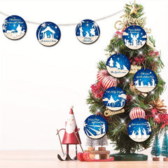 Wooden Beach Angel Hanging Decoration for Outdoor Party Gift