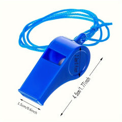 100pcs Portable Plastic Whistle For Sports Cheering and Emergencies