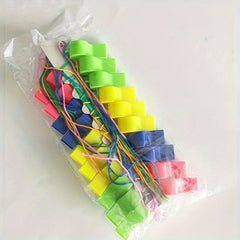 100pcs Portable Plastic Whistle For Sports Cheering and Emergencies