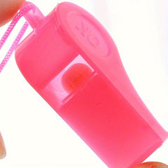 100pcs Portable Plastic Whistle For Sports Cheering and Emergencies