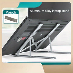 Laptop Stand Heat Dissipation Folding Bracket Elevates Desktop