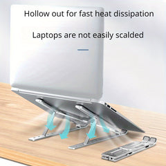 Laptop Stand Heat Dissipation Folding Bracket Elevates Desktop