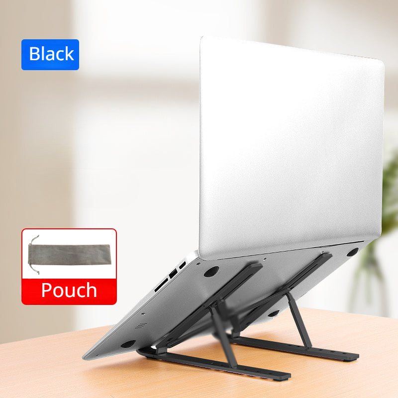 Laptop Stand Heat Dissipation Folding Bracket Elevates Desktop
