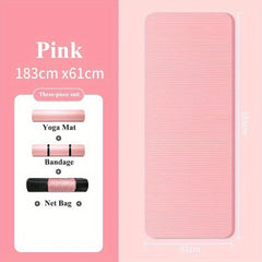 10MM Thick Non-Slip Yoga Mat for Gymnastics Pilates