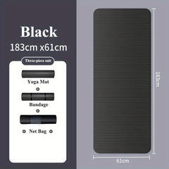 10MM Thick Non-Slip Yoga Mat for Gymnastics Pilates