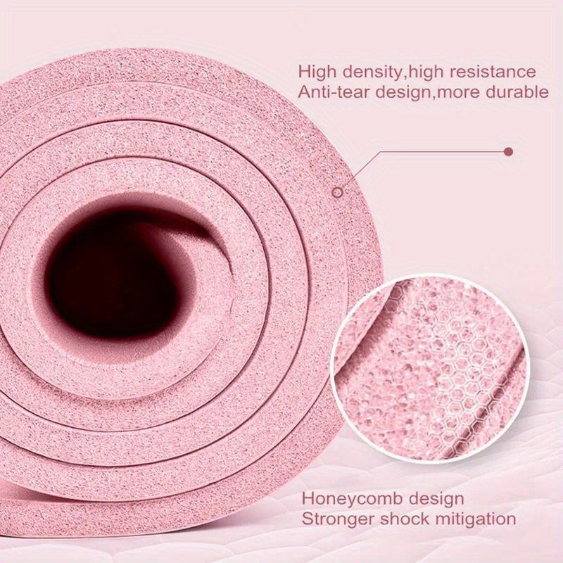 10MM Thick Non-Slip Yoga Mat for Gymnastics Pilates