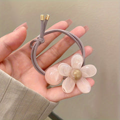 2pcs 3pcs Flower Elastic Hair Bands Scrunchies