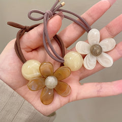 2pcs 3pcs Flower Elastic Hair Bands Scrunchies