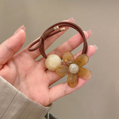 2pcs 3pcs Flower Elastic Hair Bands Scrunchies