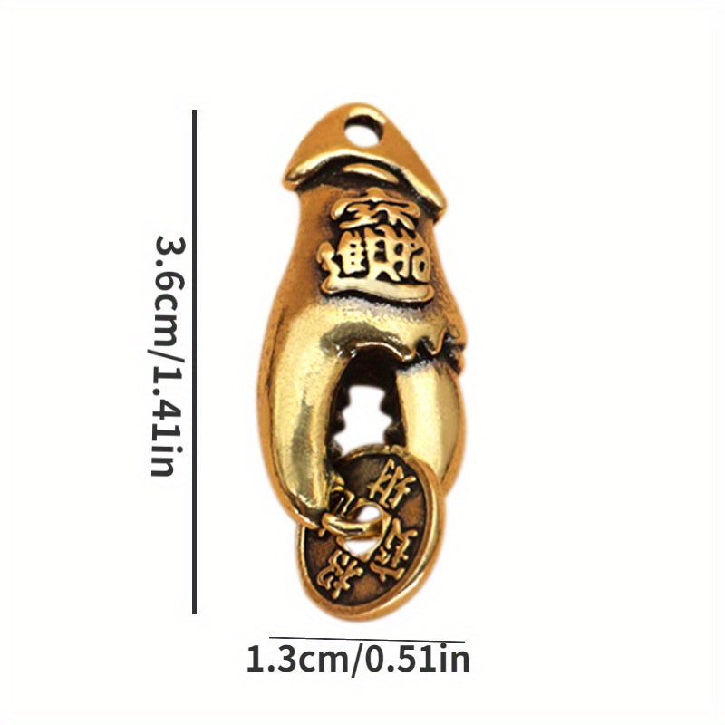 Chinese Style Crab Decoration Pendant Bag Purse Keychain Accessory