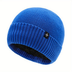 Winter Knit Hat Velvet Ski Hat Ear Protection Men Women Warm Thickened