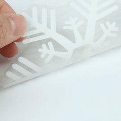 27pcs Christmas Snow Flakes Wall Sticker Set Vinyl Art Decal Window Stickers