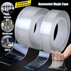 2pcs Heavy Duty Double Sided Tape Multipurpose Removable & Washable