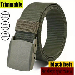 Canvas Tactical Sports Belt for Outdoor Activities