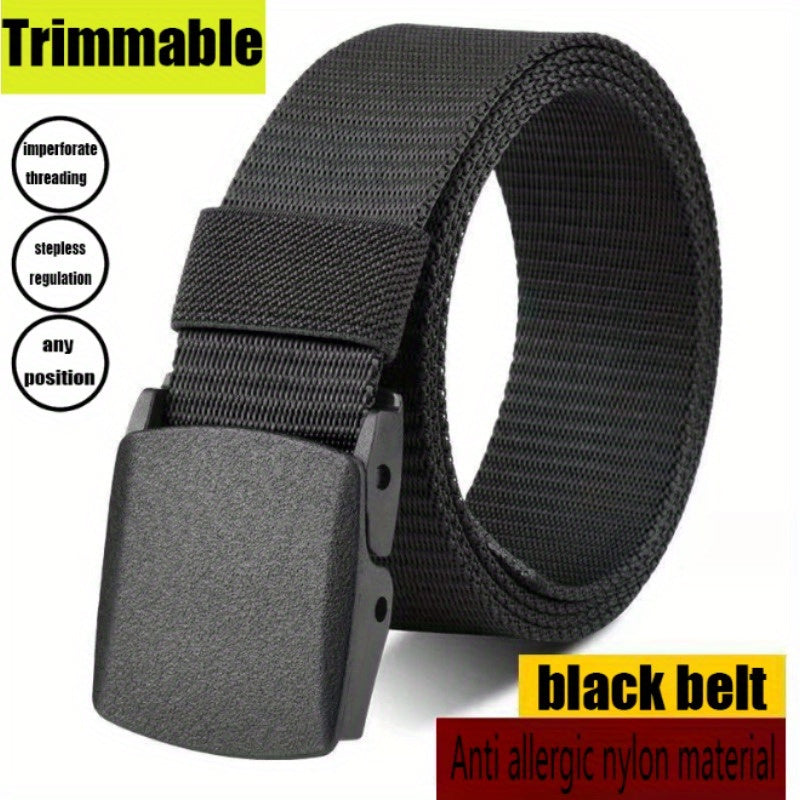 Canvas Tactical Sports Belt for Outdoor Activities
