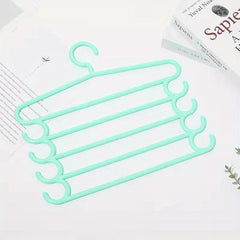 5-Layer Plastic Clothes Rack Closet Storage Organizer