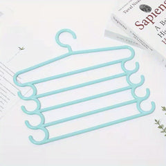5-Layer Plastic Clothes Rack Closet Storage Organizer