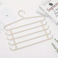 5-Layer Plastic Clothes Rack Closet Storage Organizer