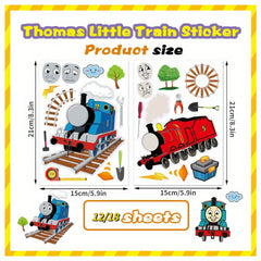 Anime Train Cartoon Stickers DIY Party Decoration Supplies Gift