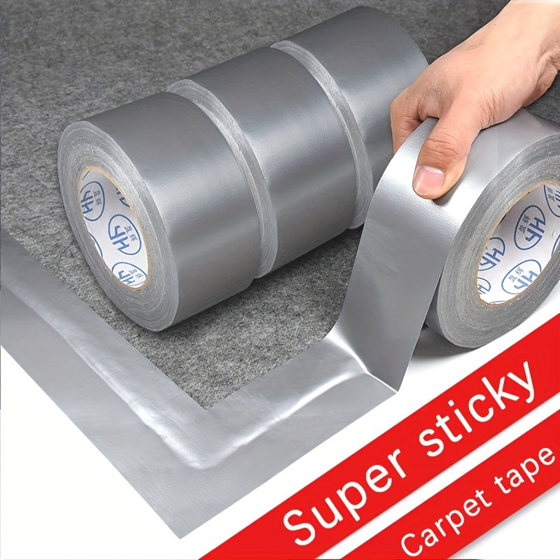 Adhesive Fabric Duct Tape Carpet Waterproof Tape Gray 10m