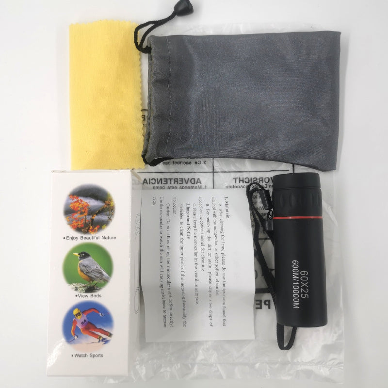 High Power HD Monocular Telescope for Smartphone Photo Taking