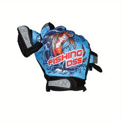 Fingerless Fishing Gloves Sea Fishing Breathable Non-slip Gloves
