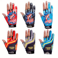 Fingerless Fishing Gloves Sea Fishing Breathable Non-slip Gloves