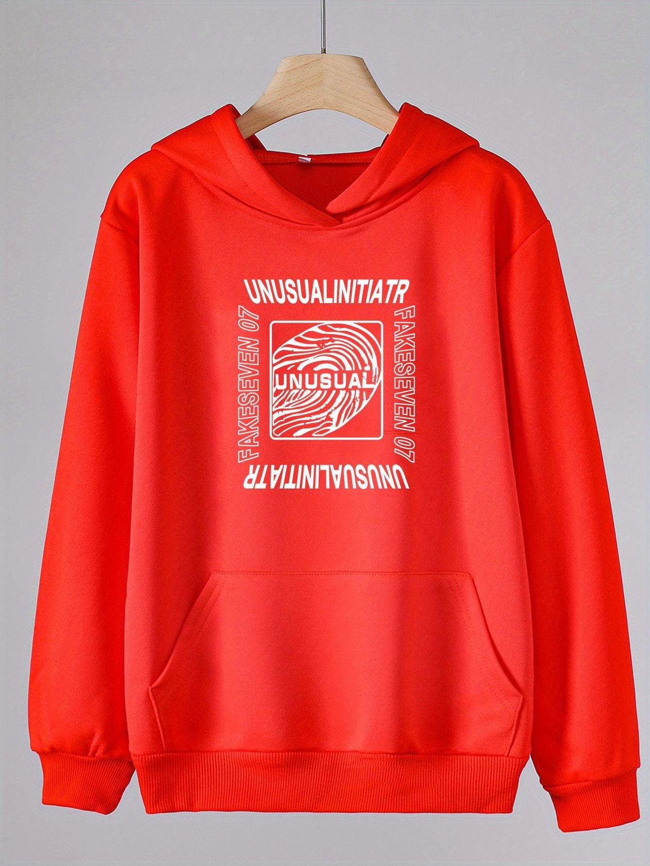 Girls Cartoon Pattern Hooded Sweatshirt For Spring & Autumn