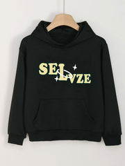 Girls' SELVZE Print Hoodies Pullover For Spring Fall Sports