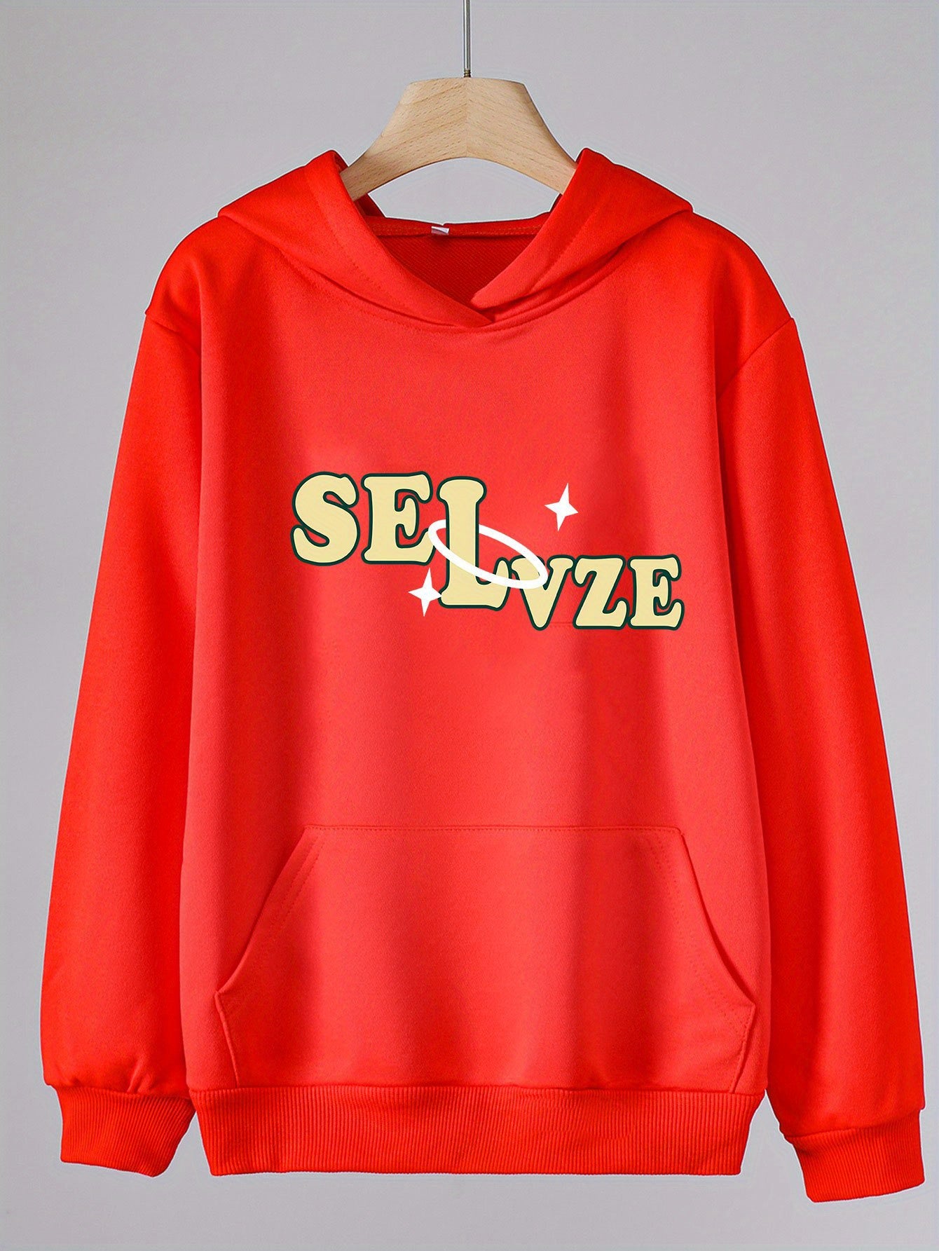 Girls' SELVZE Print Hoodies Pullover For Spring Fall Sports