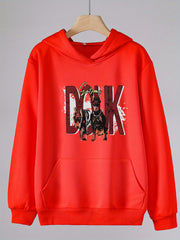 Girls' Dog Graphic Hoodie Pullover for Spring Fall Sports Gift