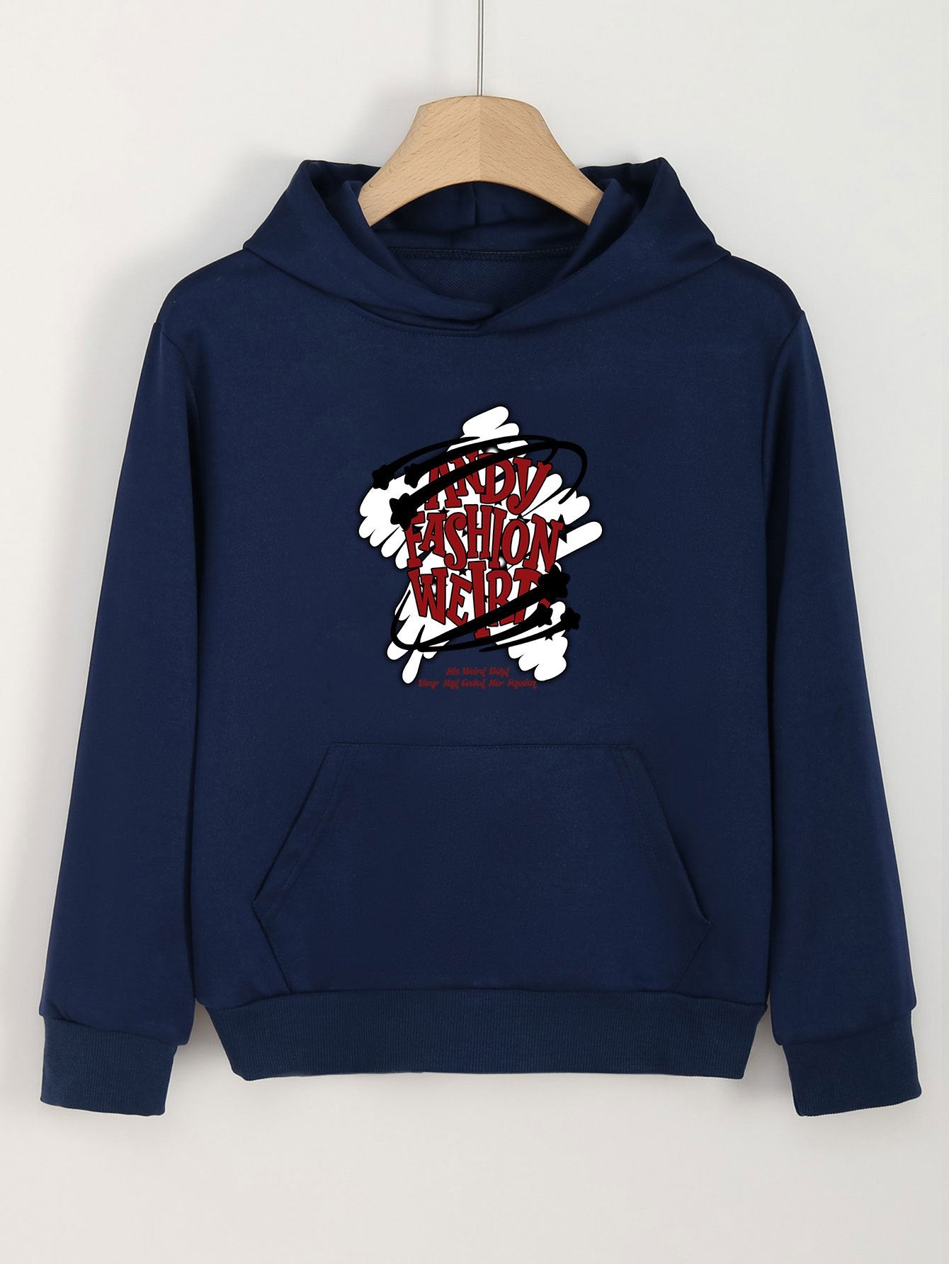 Girls Cartoon Star Pattern Hooded Sweatshirt for Spring and Autumn