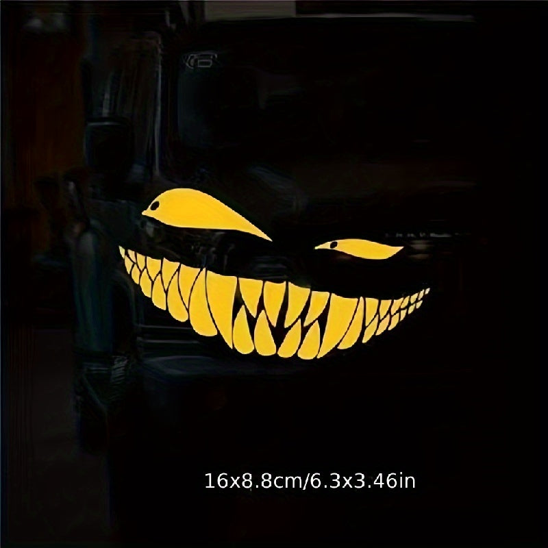 Evil Smile Waterproof Stickers for Car Motorcycle Helmet Room Decoration