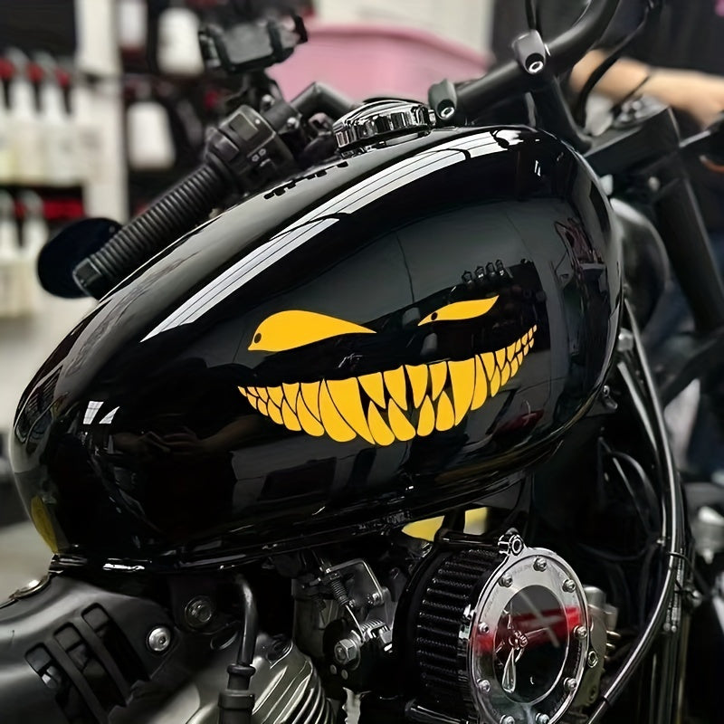 Evil Smile Waterproof Stickers for Car Motorcycle Helmet Room Decoration