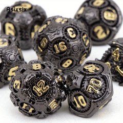 7pcs Metal Polyhedral Dice Set for Board Game