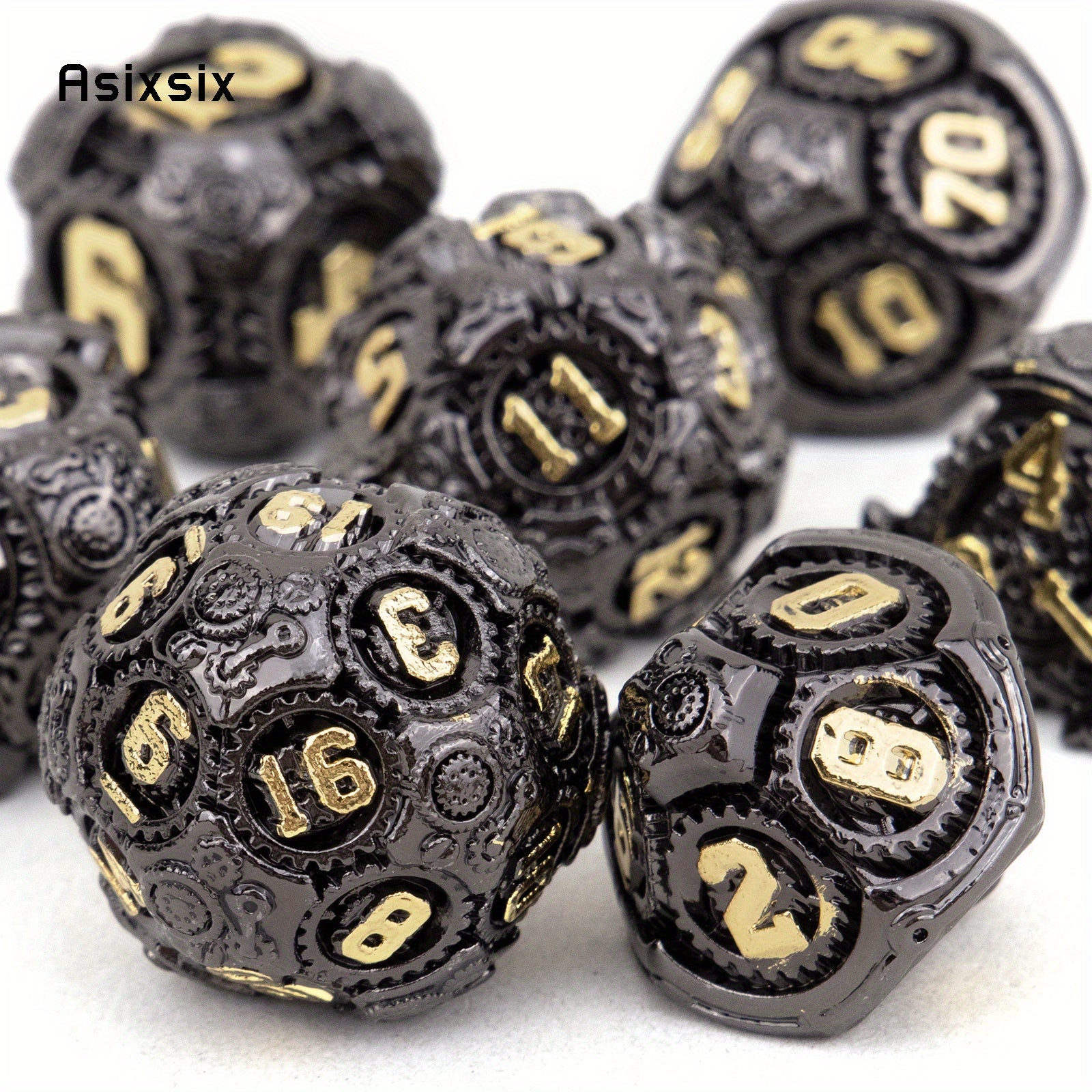 7pcs Metal Polyhedral Dice Set for Board Game
