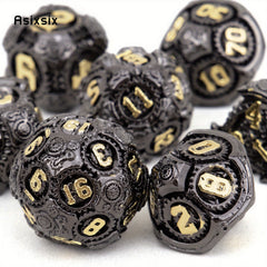 7pcs Metal Polyhedral Dice Set for Board Game