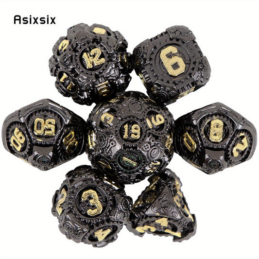 7pcs Metal Polyhedral Dice Set for Board Game