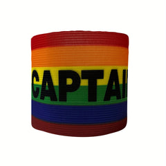 Rainbow Captain Wrist Sleeves for Football Matches