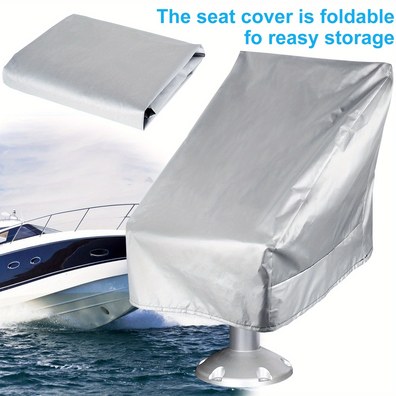 Heavy Duty Canvas Boat Seat Cover Waterproof