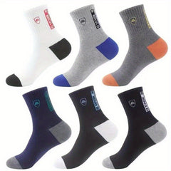 12 Pairs Sports Crew Socks Comfortable Soft Breathable Fitness Running