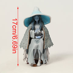 6.69in Witch Girl Figure Model Desktop Collection Toy Gift