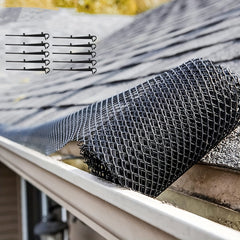 Gutter Guard Mesh Leaf Blocking Net Prevents Sewer Clogs