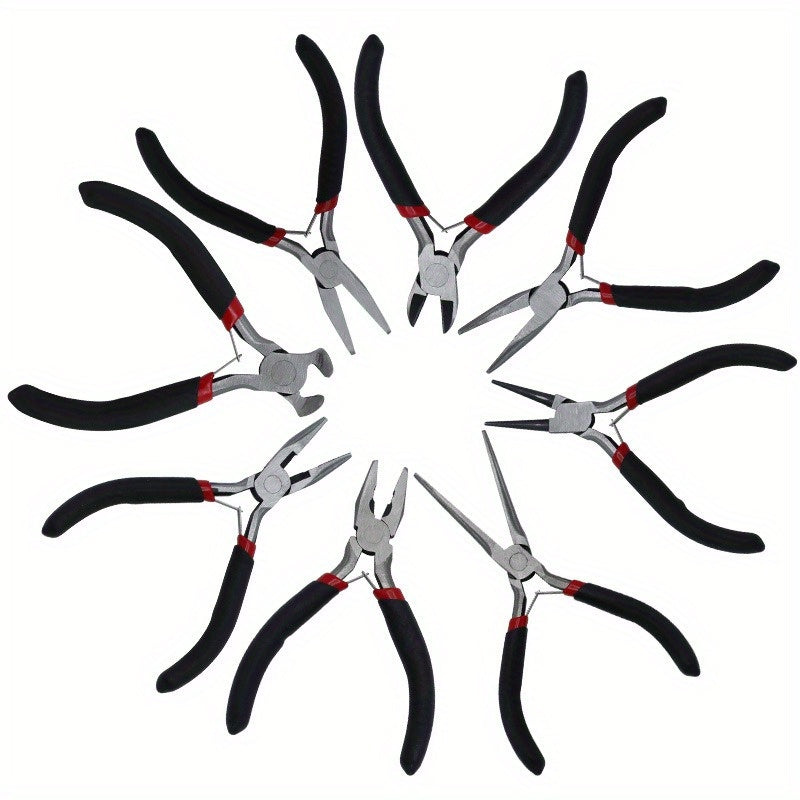 Mini Pointed Flat Oblique Nose Plier DIY Jewelry Plier Repair Tool