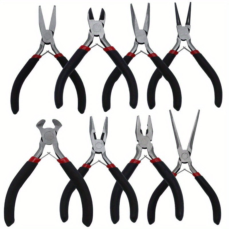 Mini Pointed Flat Oblique Nose Plier DIY Jewelry Plier Repair Tool
