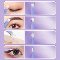 4pcs Stainless Steel Eyebrow Tweezers Hair Removal Clip Pliers Set