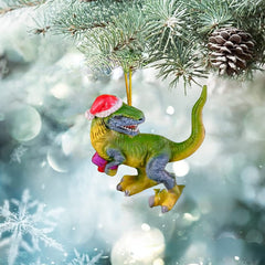 Christmas Dinosaur Decoration Pendant Home Tree Deco