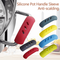 3 Pairs Silicone Handles Anti-scald Non-slip Pot Handles Clips