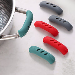 3 Pairs Silicone Handles Anti-scald Non-slip Pot Handles Clips